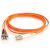 Cables To Go Fiber Optic Duplex Patch Cable - LC Male - ST Male - 16.4ft - Orange 