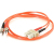 Cables To Go Fiber Optic Duplex Patch Cable - SC Male - ST Male - 9.84ft - Orange 