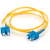 Cables To Go Duplex Fiber Patch Cable - 6.56 ft - Yellow