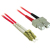 Cables To Go Fiber Optic Duplex Patch Cable (LC/SC) 6.56 ft - Red