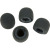 Shure RK242WS 4-Pack PopperStopper Foam Windscreens For 838/839/SM83 Microphones (Gray)