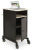 Oklahoma Sound PRC400 Jumbo AV Presentation Cart - Black/Ivory Woodgrain 