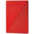 WD My Passport WDBYVG0020BRD-WESN 2 TB Portable Hard Drive - External - Red
