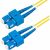 StarTech.com 1m (3.3ft) SC to SC (UPC) OS2 Single Mode Duplex Fiber Optic Cable, 9/125µm, 40G/100G, LSZH Fiber Patch Cord