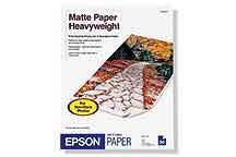 Epson 8.5x11 Matte Paper Heavyweight 50-Sheet image