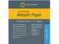 Promaster Silver Metallic Inkjet Paper - 8.5" x 11" - 20 pack