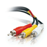 C2G 40447 3'RCA Composite Video and Stereo Audio Cable image