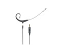 MicroSet omnidirectional condenser headworn microphone 3.5mm mini-plug, black