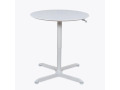 32" Pneumatic Height Adjustable Round Cafe Table