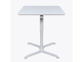32" Pneumatic Height Adjustable Square Cafe Table