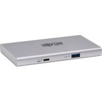 4-Port Thunderbolt 4 Hub - 8K, 2x 4K 60 Hz, USB 3.2 Gen 2, USB-A Port, 100W Charging, Gray image
