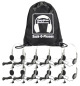 Hamilton SOP-HA1A Sack-O-Phones, 10 HA1A Personal Headsets, Wire Head Band  Foam Ear Cushions in a Carry Bag