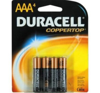 Duracell Battery AAA 4-Pack Alkaline 1.5V
