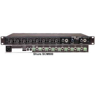 Shure SCM800 Eight Channel Microphone Mixer