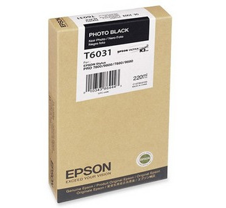Epson 220ML Ultrachrome K3 Photo Black Ink Cartridge For Pro 7880 / 9800 Printer