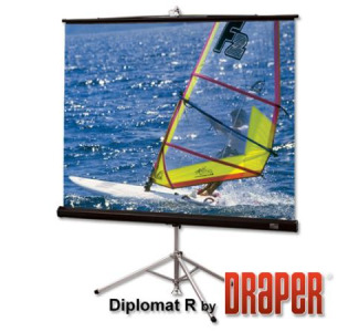 Draper Diplomat/R 215015 Portable Projection Screen