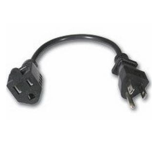 Cables To Go 1ft Outlet Saver Power Extension Cord