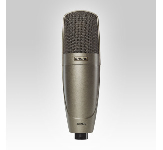 KSM42 Large Dual-Diaphragm Side-Address Condenser Vocal Microphone (Sable Gray)