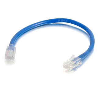 1ft Cat5e Non-Booted Unshielded (UTP) Network Patch Cable - Blue