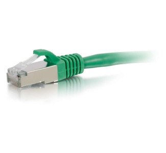 C2G 7ft Cat6 Snagless Shielded (STP) Network Patch Cable - Green