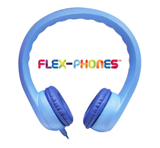 Hamilton KIDS-BLU Flex-Phones 3.5mm Stereo Plug, Blue