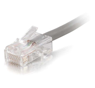 C2G 50ft Cat5e Non-Booted Unshielded (UTP) Network Patch Cable (Plenum Rated) - Gray