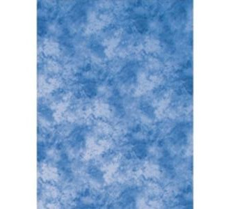 Promaster Cloud Dyed Backdrop - 10'' x 12'' - Medium Blue