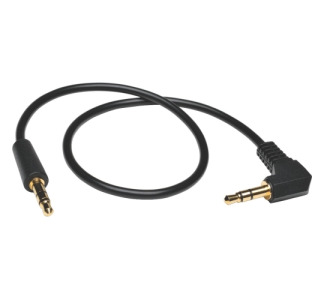 Tripp Lite 6ft Mini Stereo Audio Cable with One Right Angle Plug 3.5mm M/M 6''