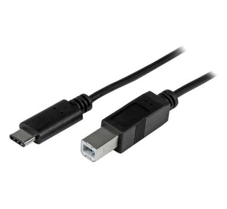 StarTech.com 2m 6 ft USB C to USB B Cable - M/M - USB 2.0 - USB Type C Printer Cable - USB 2.0 Type-C to Type-B Cable