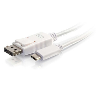 C2G 3ft USB C to DisplayPort 4K Cable White