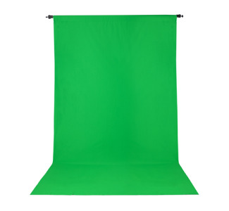 PROMASTER 2904 Wrinkle Resistant Backdrop 10'x12' - Chroma-key Green