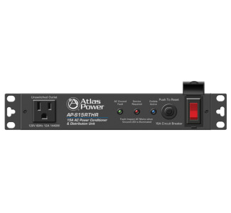 15A Half Width Rack Power Conditioner with Remote Activation