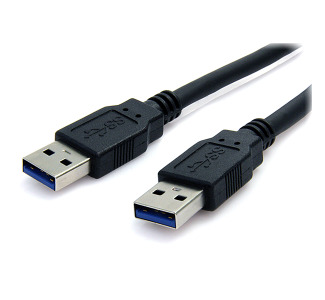 6ft SuperSpeed USB 3.0 Cable, A to A - M/M, Black