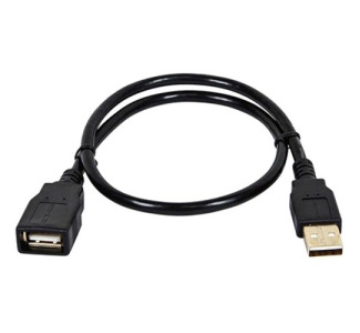 Monoprice 1.5ft USB 2.0 A Male to A Female Extension 28/24AWG Cable (Gold Plated)