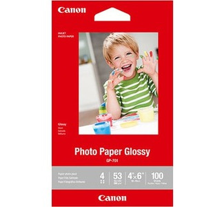 Canon Glossy Photo Paper - GP-701 - 4x6 (100 Sheets)