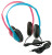 Califone Blueberry Stereo Headphones Multimedia - In-line Volume Control
