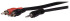 Comprehensive MP/2PP-CS Stereo 3.5mm plug to two RCA plugs audio adapter cable