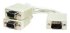 Comprehensive HD15 plug to two HD15 pin jack adapter cable 6-in. HD15P-2HD15J