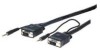 Comprehensive HD15 Plugs and Mini Stereo Plugs Cable 25-ft.