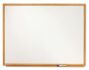 Quartet S577 Dry Erase Board 6'x4' Standard Melamine Oak Finish Frame