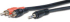 Comprehensive 25' stereo mini-plug to (2) RCA plug cable