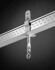 Da-Lite White T-Bar Scissor Clips For Suspended Ceiling Mount