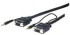 Comprehensive HR Pro Series VGA w/Audio HD15 pin Plug to Plug Cables 50ft