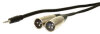 Comprehensive ST Series General Purpose Stereo Mini To 2 XLR Male 6ft.
