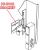 Middle Atlantic PB-DWR Vertical Power Strip Brackets for Middle Atlantic DWR & SR Series Wall Racks