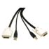 Cables To Go DVI Dual Link / USB 2.0 KVM Cable