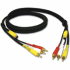 Cables To Go Value Series 4-in-1 RCA/S-Video Cable