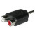 Cables To Go 3.5mm Stereo to Dual RCA Adapter