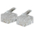 Cables To Go RJ11 Modular Plug for Round Solid Cable