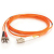 Cables To Go Fiber Optic Duplex Patch Cable- LC Male - ST Male  - 9.84ft - Orange 